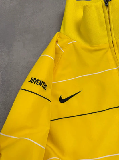 Juventus Turin Tracksuit – Gelb Schwarz – Vintage Y2K – Größe L