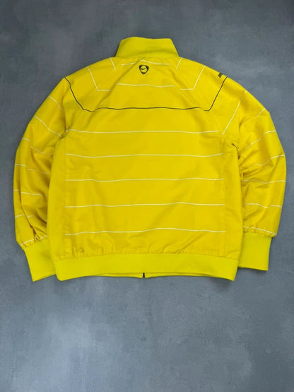 Juventus Turin Tracksuit – Gelb Schwarz – Vintage Y2K – Größe L
