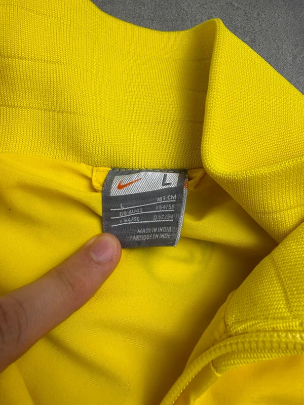 Juventus Turin Tracksuit – Gelb Schwarz – Vintage Y2K – Größe L