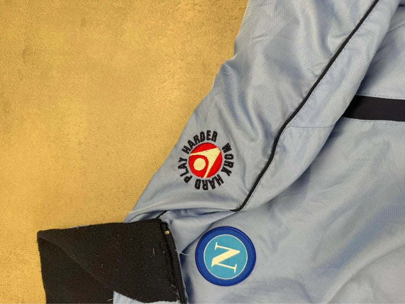 Vintage Tracksuit – Blau Schwarz – Y2K – Größe XL SSC Neapel