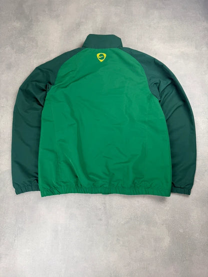 Nike Brasilien Tracksuit – Grün Gelb – Vintage Y2K – Größe L