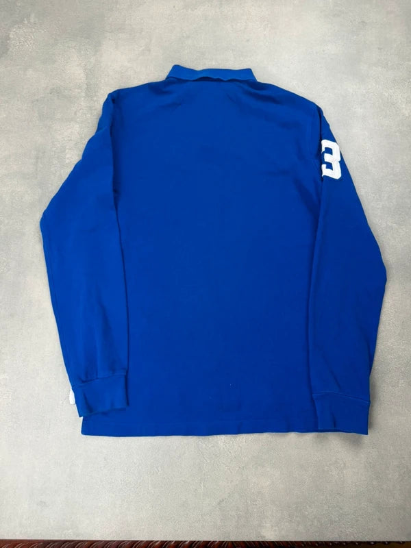 Ralph Lauren Longsleeve Polo Shirt – Blau – Größe S