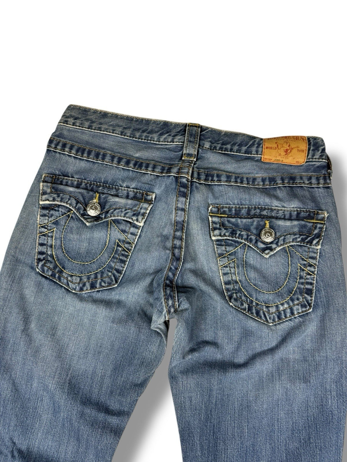 True Religion Jeans – Baggy / Flared – Blau – Größe 25