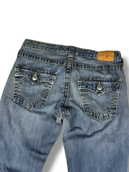 True Religion Jeans – Baggy / Flared – Blau – Größe 25