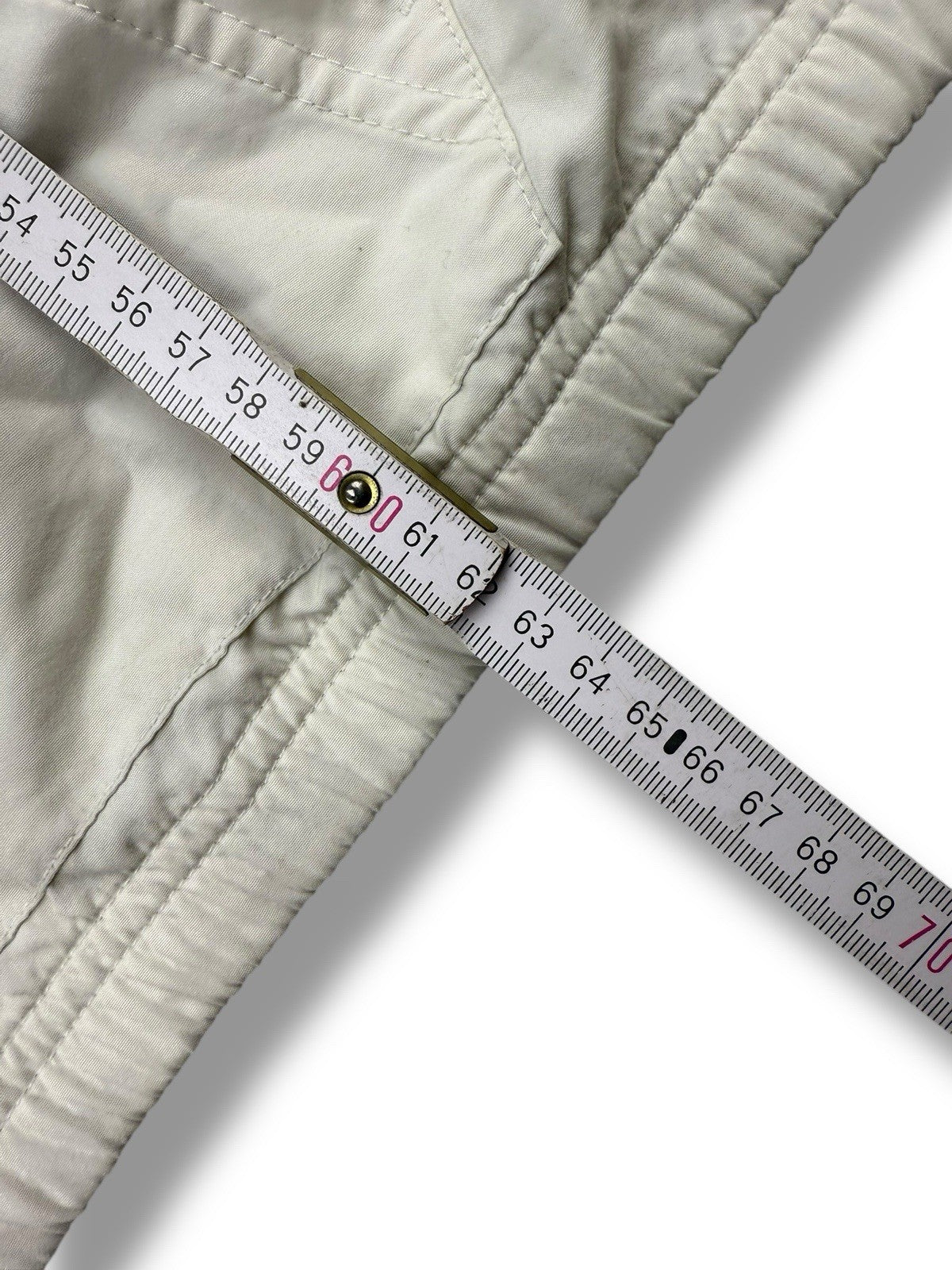 Nike Quarter Zip – Weiß-Rot – Größe S