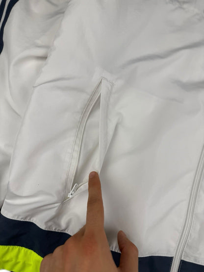 Adidas x Real Madrid – Tracksuit – Weiß/Grau – Größe L (Baggy Fit)