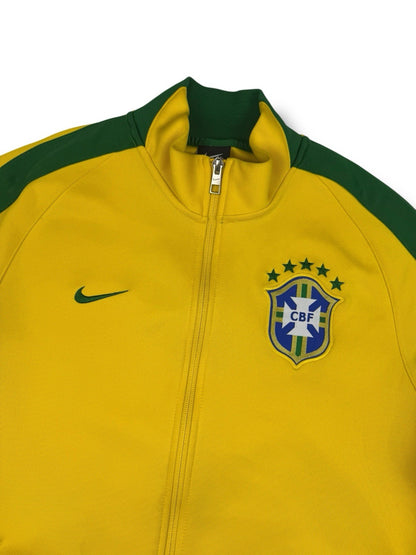 Nike Track Jacket – Brasilien – Gelb/Grün – Größe L – Neu
