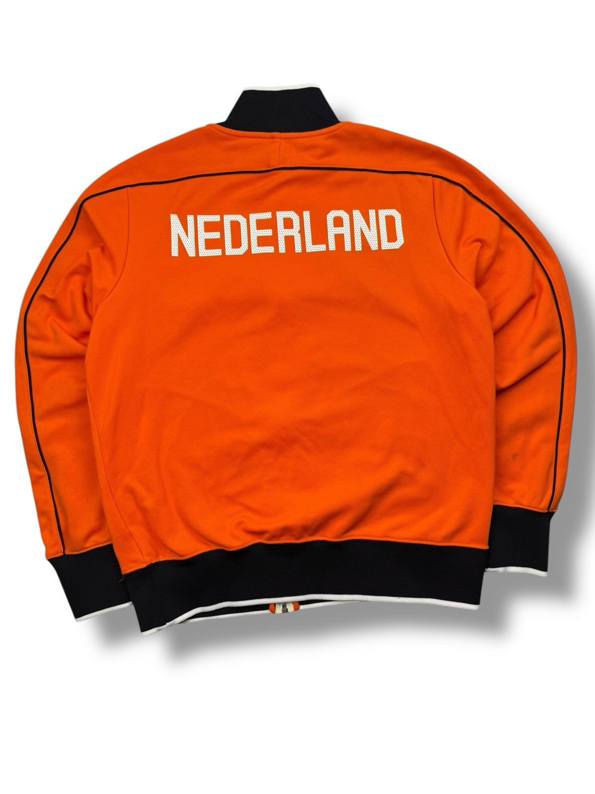 Nike Holland Track Jacket – Orange/Schwarz/Weiß – Größe M – Vintage