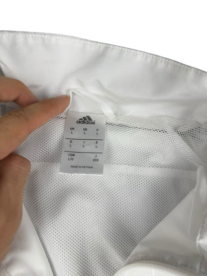 Adidas x Real Madrid – Tracksuit – Weiß/Grau – Größe L (Baggy Fit)