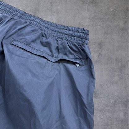 Nike Track Pants – Schwarz – Baggy Fit – Herren S – Nylon – Open Leg