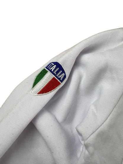 Italia Zip-Jacke – Weiß – Herren XS / Damen S