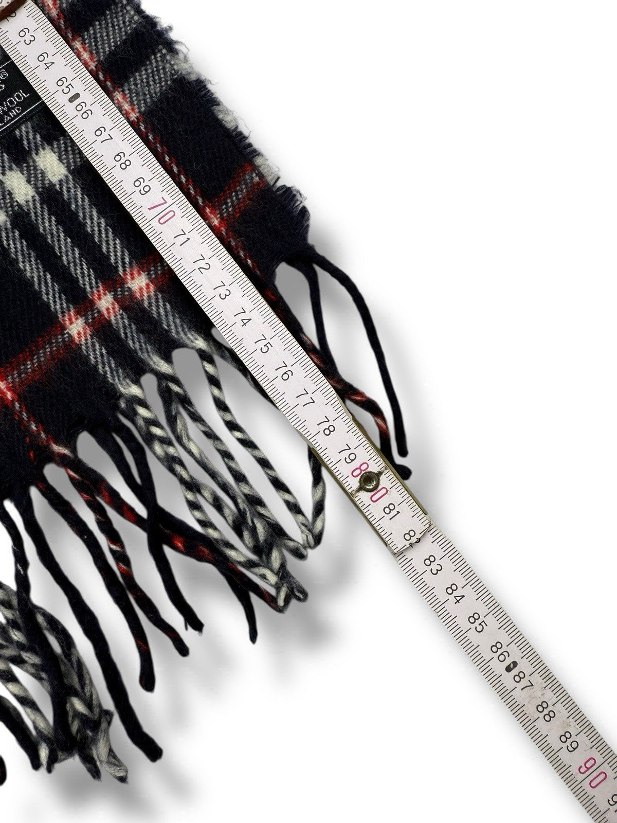 Burberry Schal – Blau – Classic Check – 100 % Lammwolle