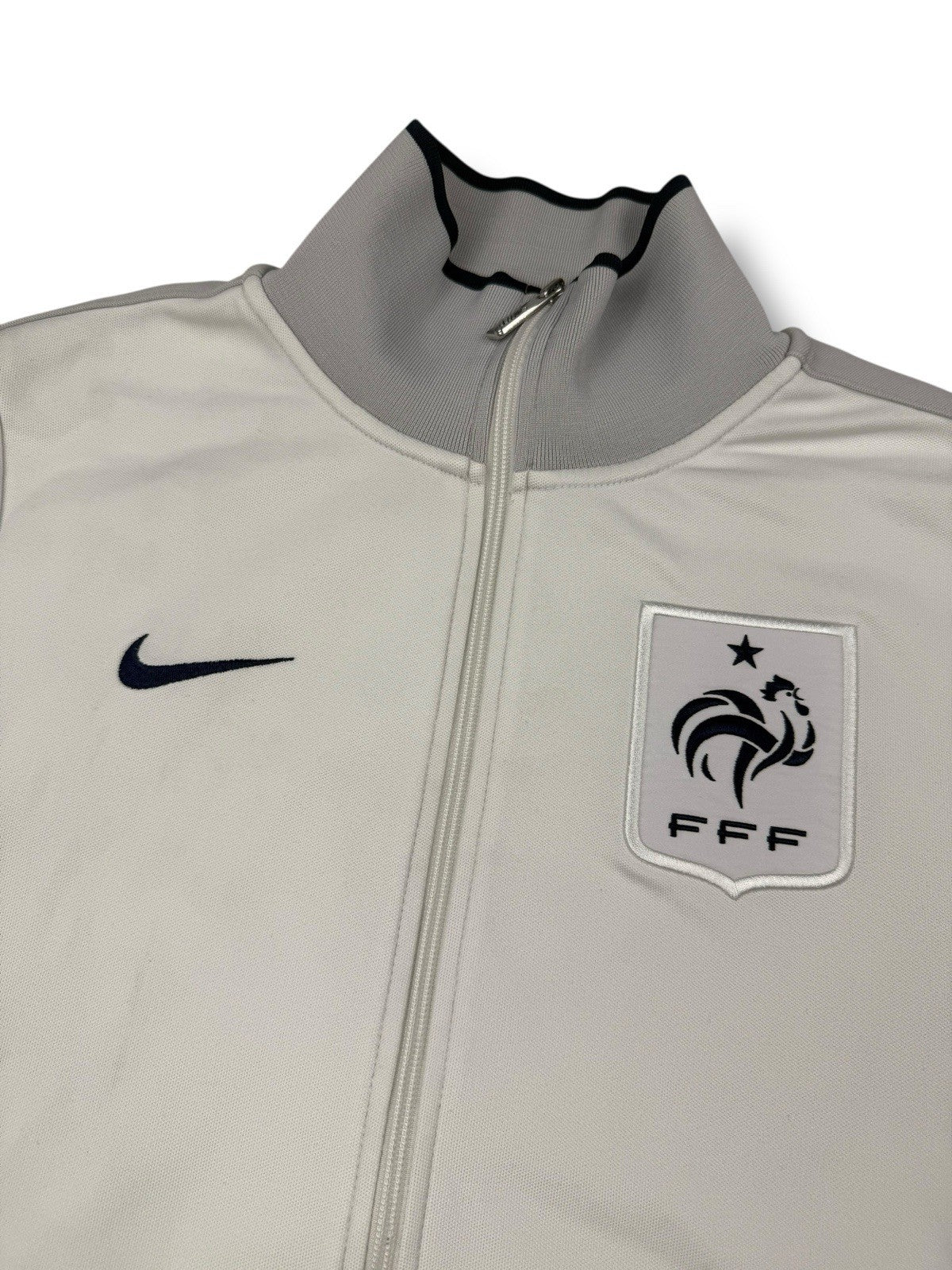 Frankreich Nike Track Jacket – Weiß – Größe S