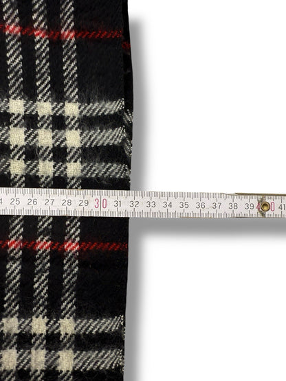 Burberry Schal – Schwarz – 100 % Lammwolle
