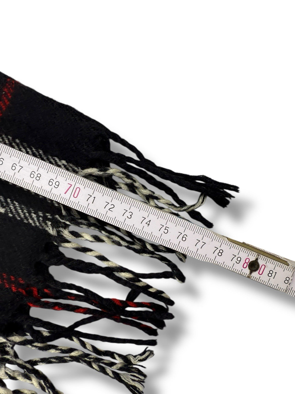 Burberry Schal – Schwarz – 100 % Lammwolle