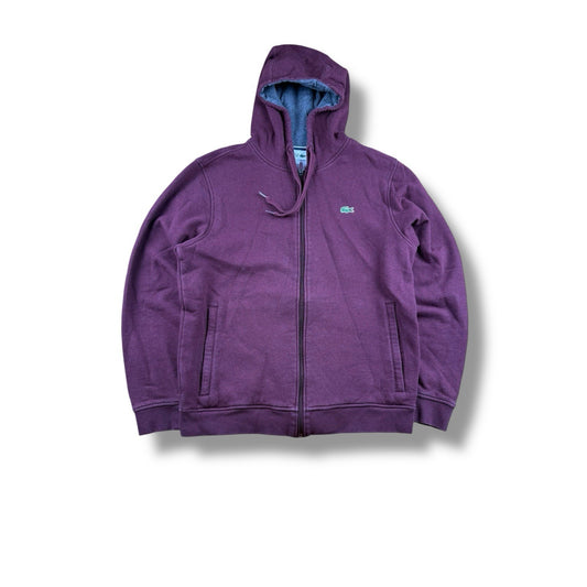 Lacoste Zip-Hoodie – Rot – FR 4 / US M