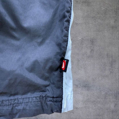 Nike Track Pants – Schwarz – Baggy Fit – Herren S – Nylon – Open Leg