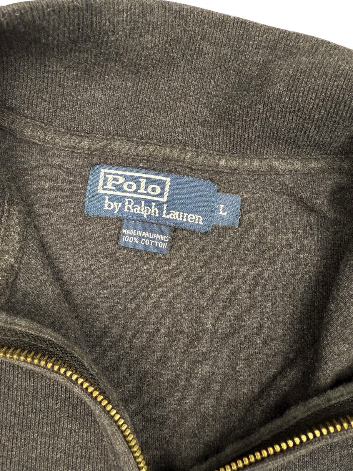 Ralph Lauren Quarter Zip – Grau – Größe L