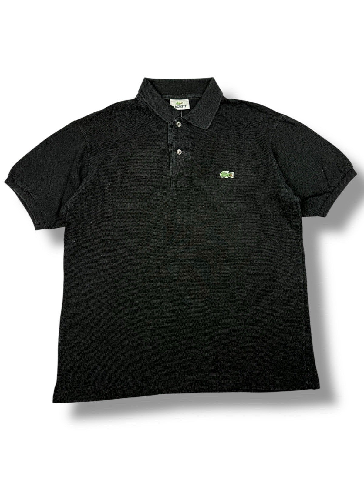 Lacoste Poloshirt Größe 3 In Schwarz Mit Kurzen Ärmeln