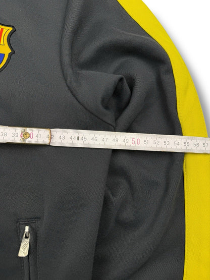 FC Barcelona Track Jacket – Grau/Gelb – Größe S – Nike