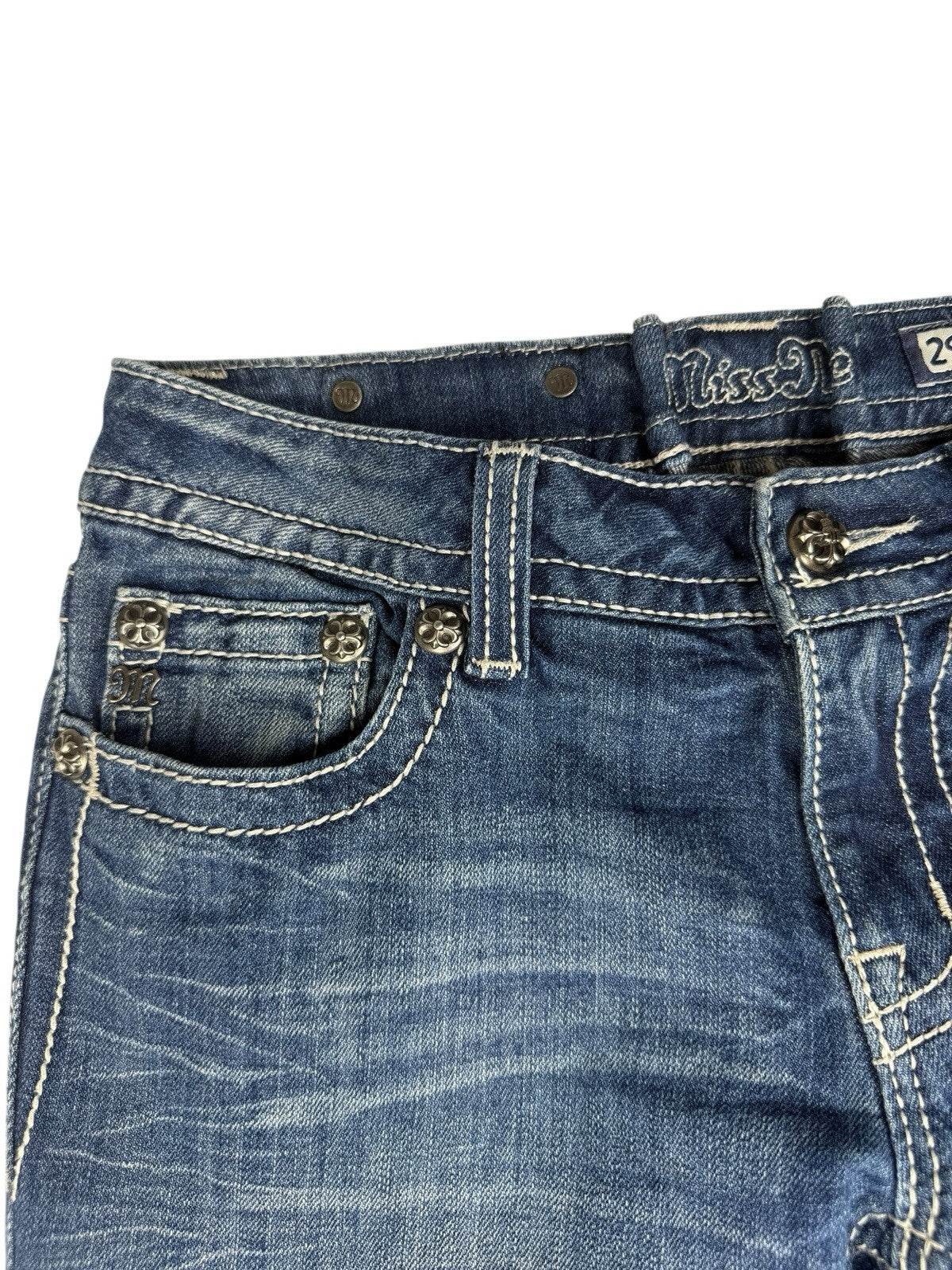 Miss Me Flared Jeans – Dunkelblau – Größe W29 (≈ EU 38)