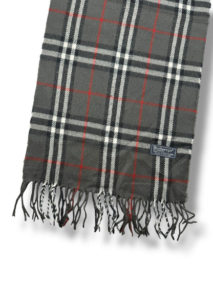 Burberry Schal – Grau – 100 % Lammwolle