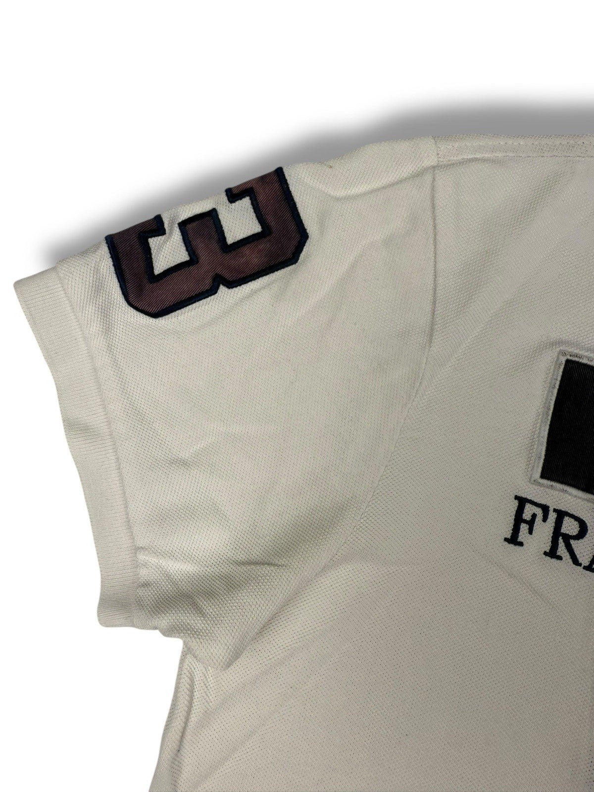 Ralph Lauren Polo – Frankreich Edition – Weiß – Größe M