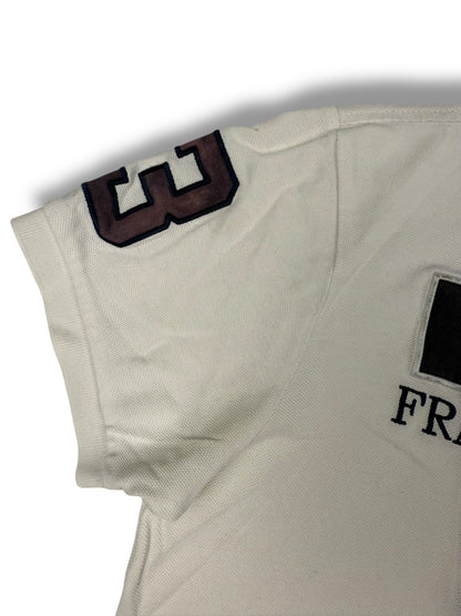 Ralph Lauren Polo – Frankreich Edition – Weiß – Größe M