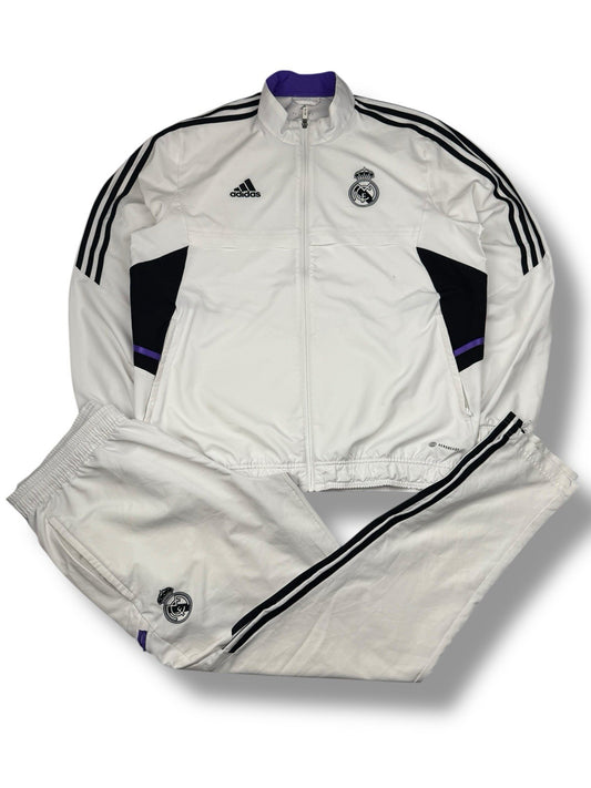 Real Madrid Tracksuit – Weiß – Größe L