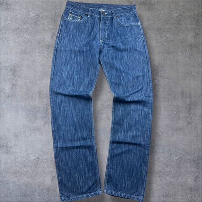 True Religion Jeans – Blau – Herren W33 – Baggy Fit & Signature Look