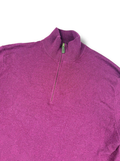 Ralph Lauren Quarter Zip – Rot – Größe M (eng anliegend Bei L)