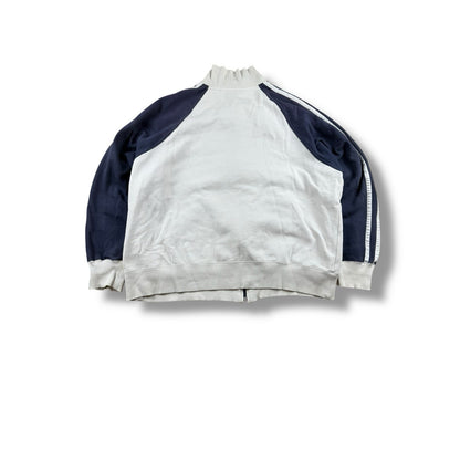 Italia Zip-Jacke – Weiß – Herren S (kurz & boxy)