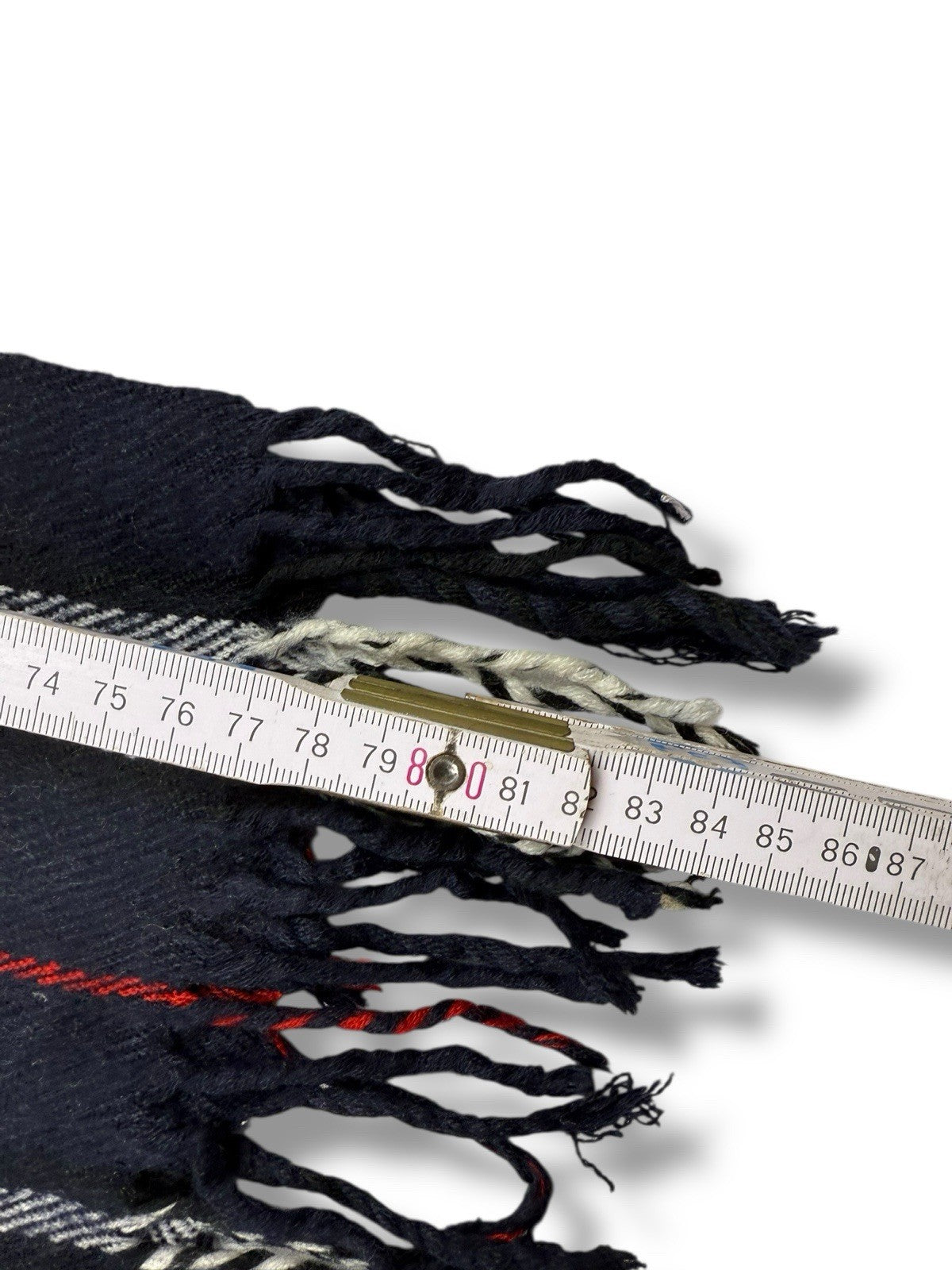 Burberry Schal – Dunkelblau/Marine – 100 % Lammwolle