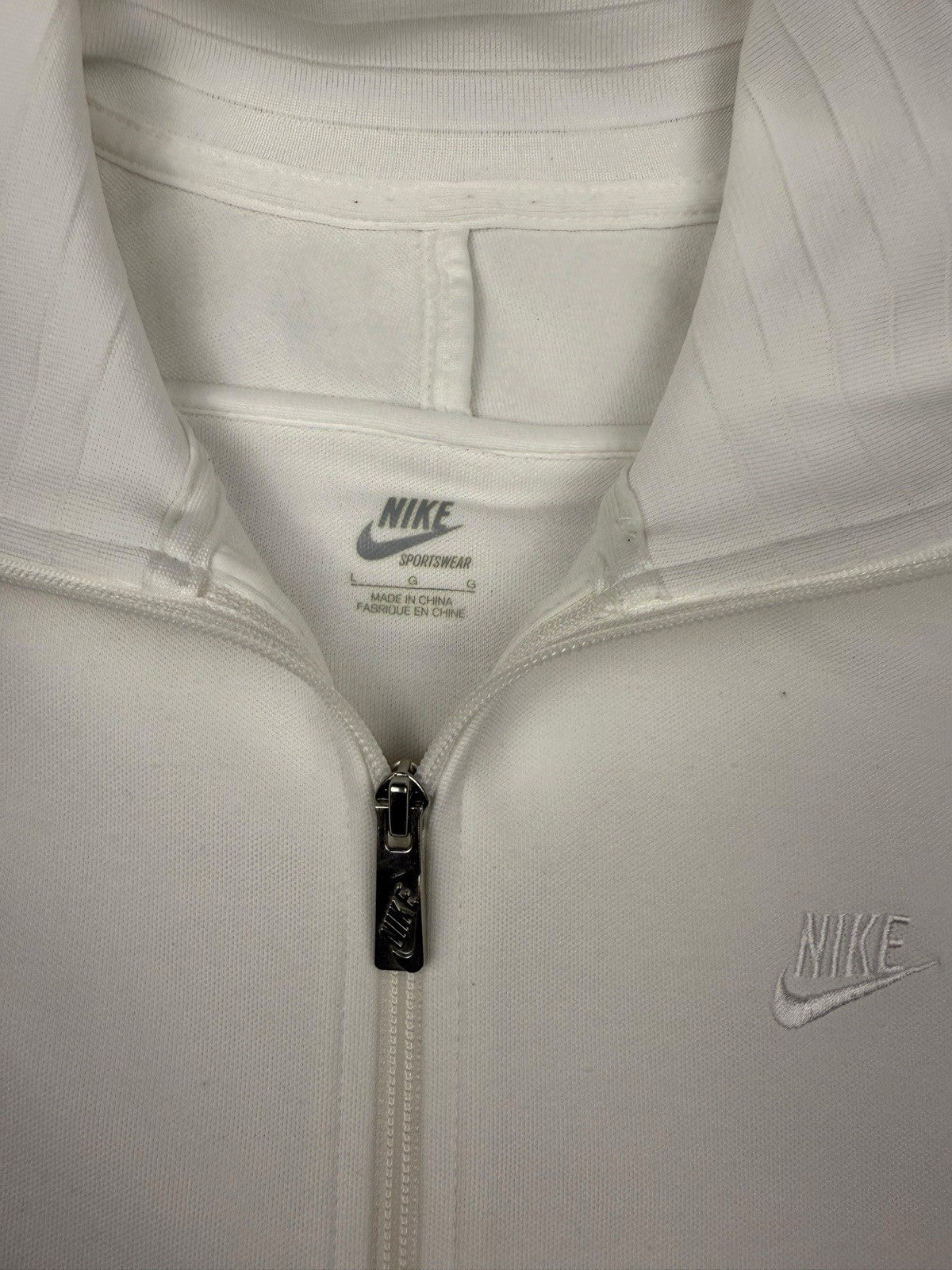 Nike – Track Jacket – Weiß – Größe L