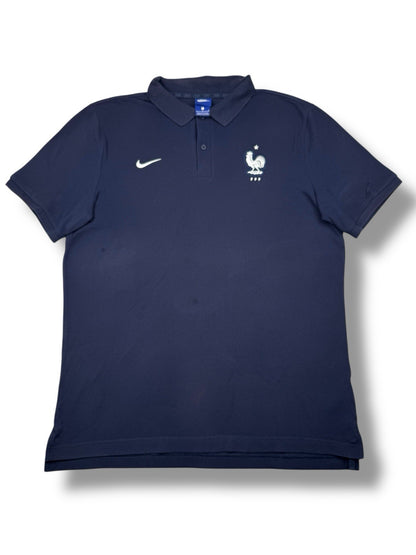 Nike Frankreich Polo – Marineblau – Größe L