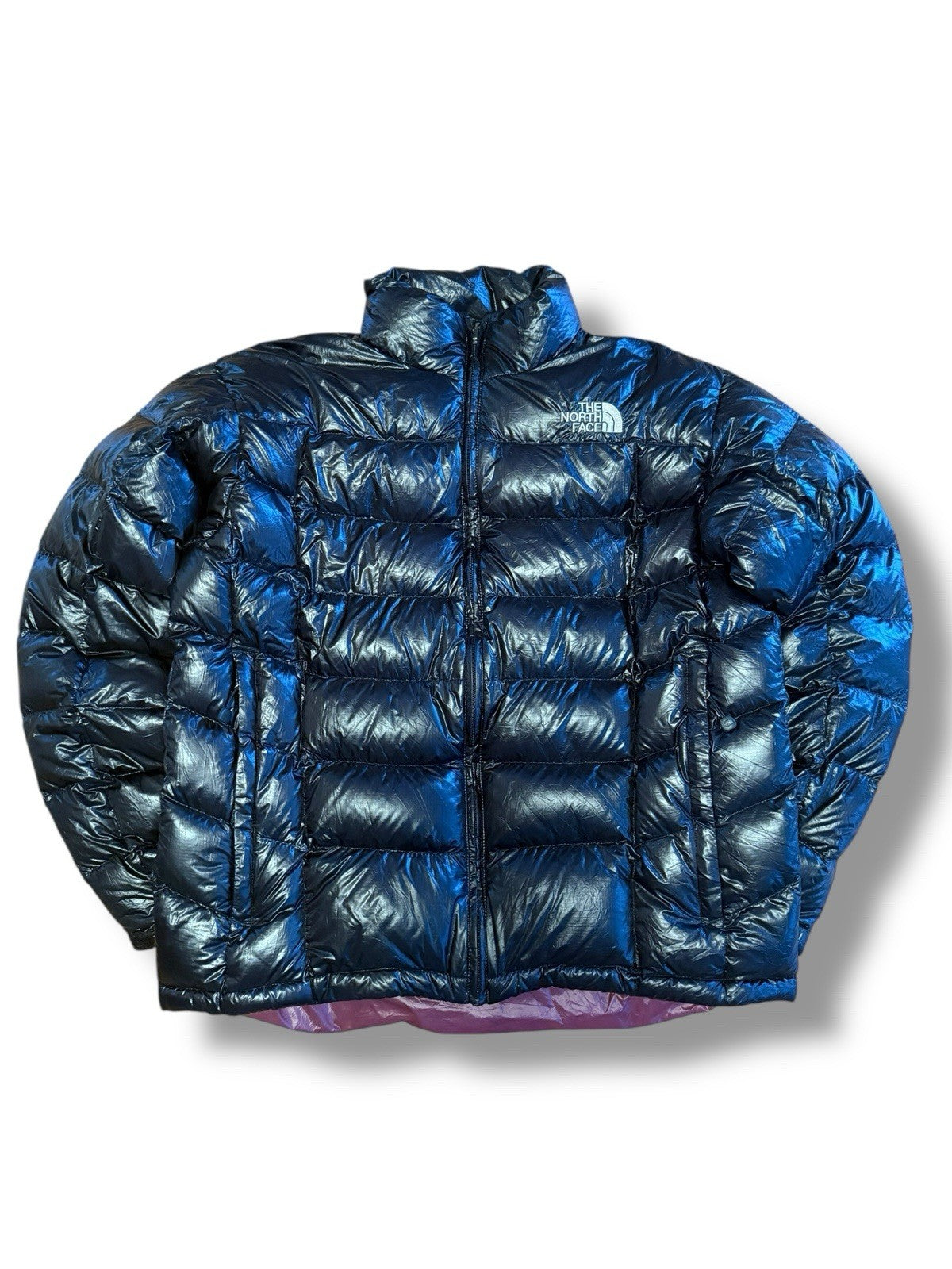 The North Face Puffer Jacket – Schwarz/Glänzend – 700 Fill – Herren M