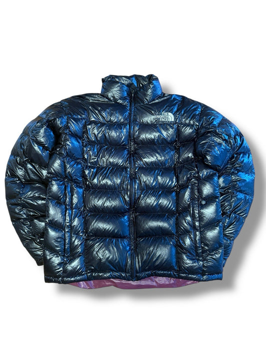 The North Face Puffer Jacket – Schwarz/Glänzend – 700 Fill – Herren M
