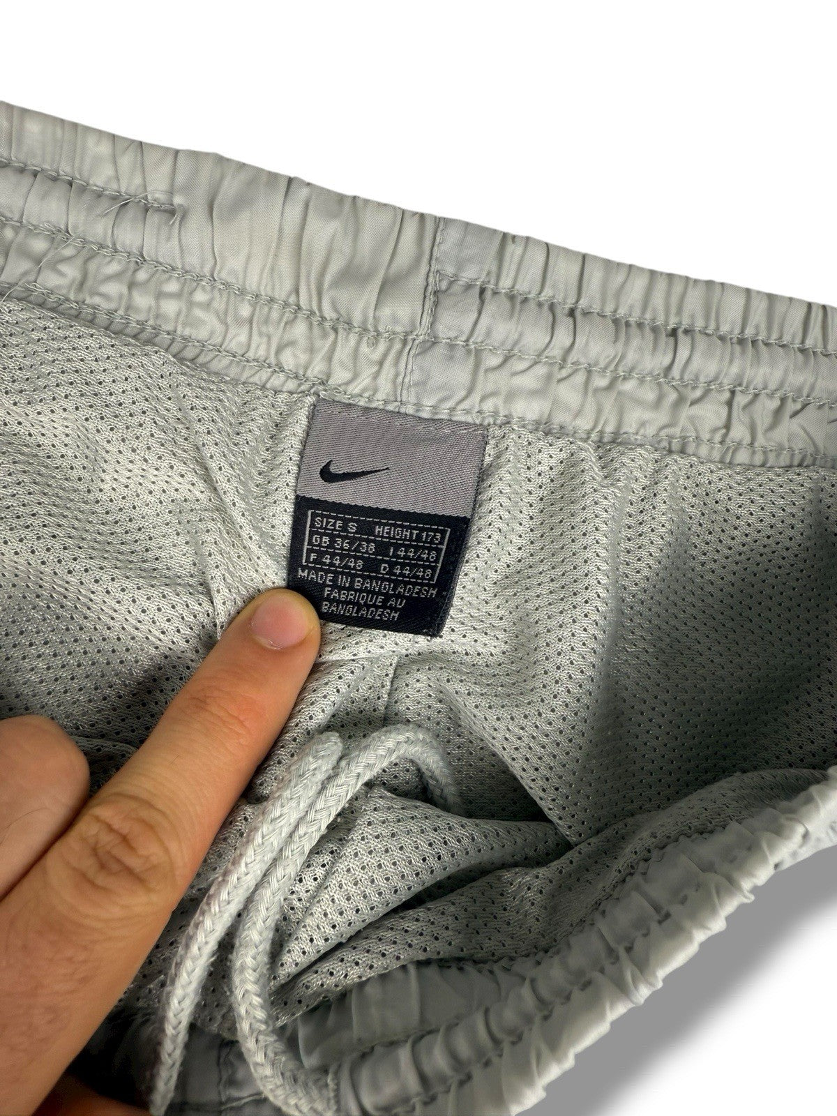 Nike Track Pants – Grau – Größe S – Vintage Open Leg
