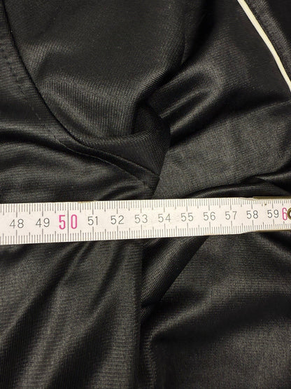 Italia Track Jacket – Schwarz – Größe M – Glänzend