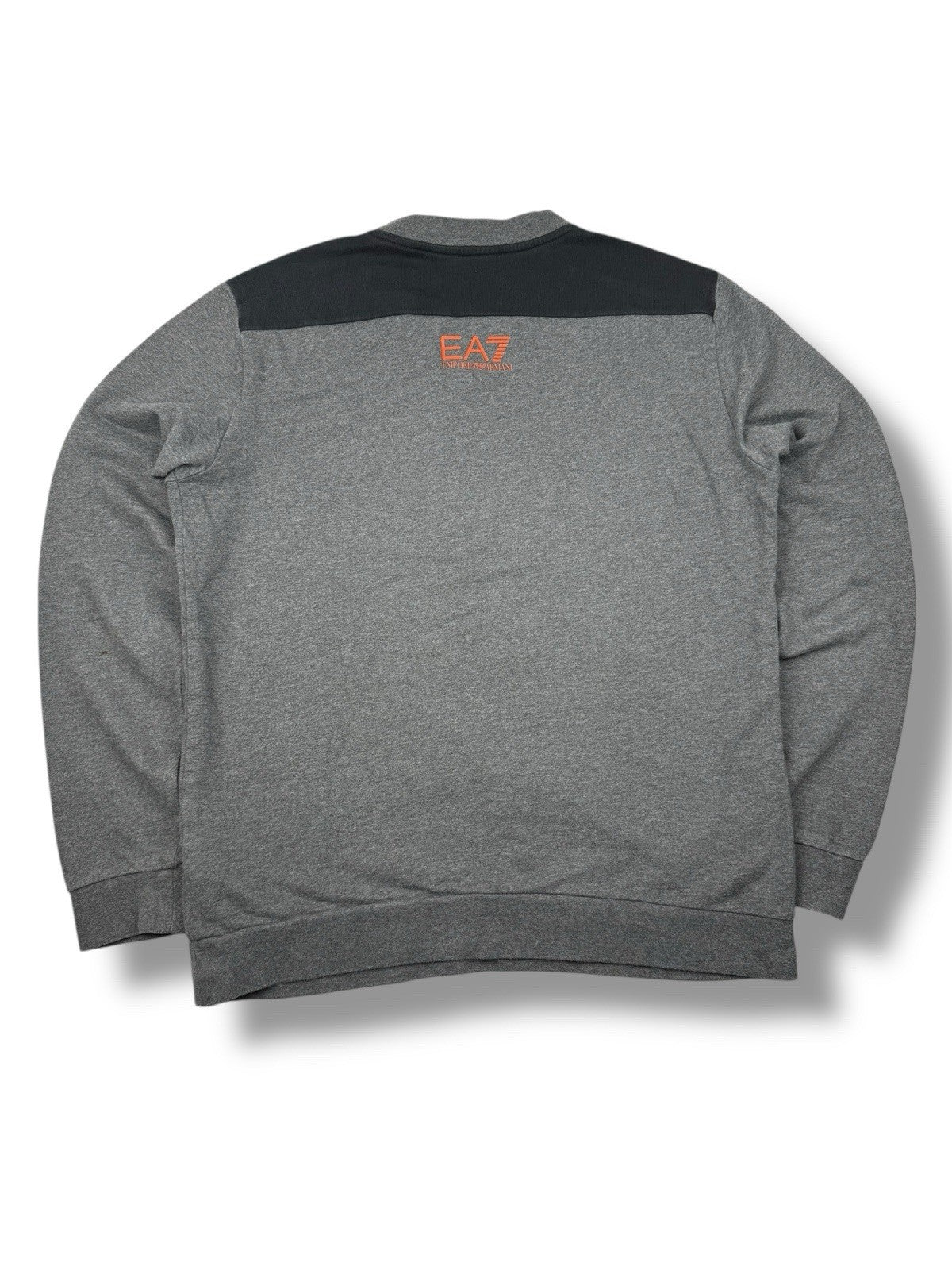 Emporio Armani Sweater – Grau / Orange – Größe M