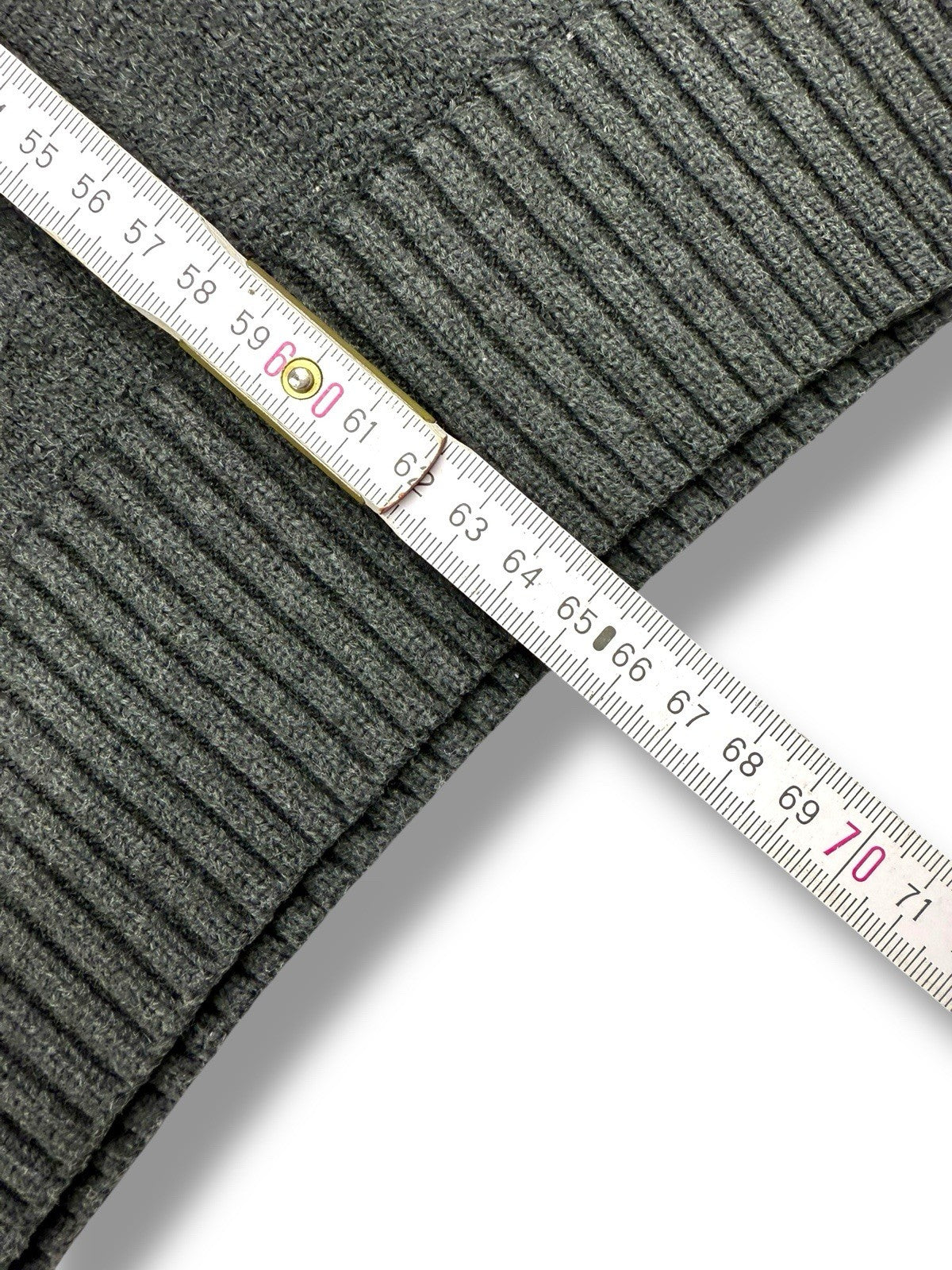 Ralph Lauren Quarter Zip – Schwarz-Grau – Größe L – Heavyweight Cotton