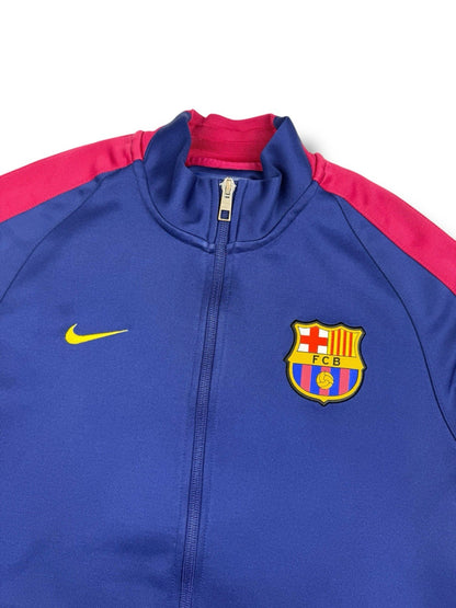 FC Barcelona Track Jacket – Blau/Rot – Größe M – Nike