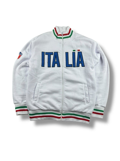 Italia Zip-Jacke – Weiß – Herren XS / Damen S