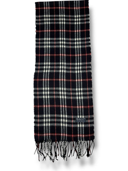 Burberry Schal – Blau – Classic Check – 100 % Lammwolle