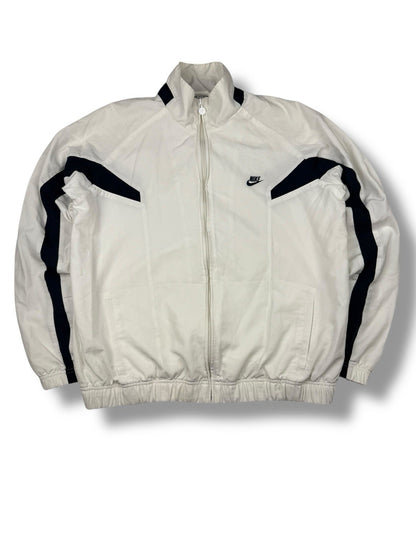 Nike – Track Jacket – Weiß/Schwarz – Größe L