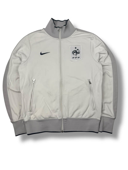 Frankreich Nike Track Jacket – Weiß – Größe S