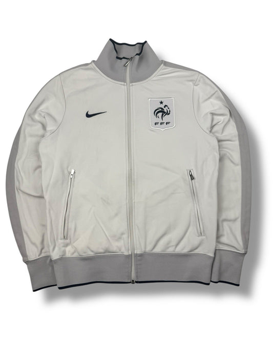 Frankreich Nike Track Jacket – Weiß – Größe S