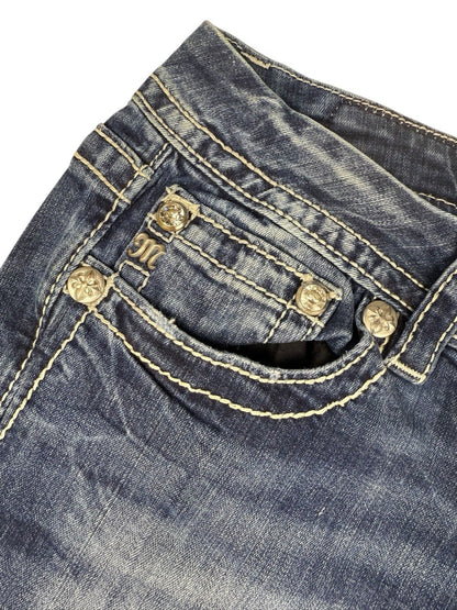 Miss Me Cropped Jeans – Blau – EU 38 