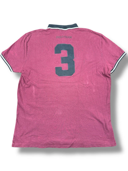 Polo Ralph Lauren – Big Pony Polo Shirt – Weinrot – Größe XL