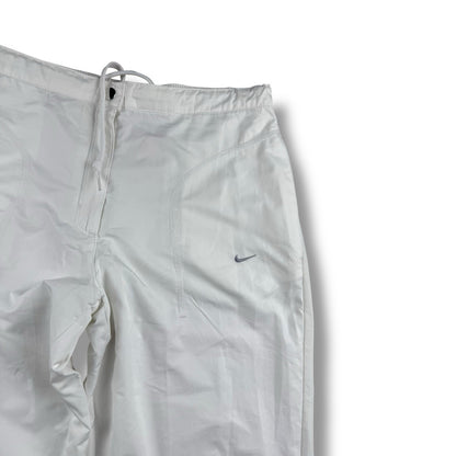 Nike Track Pants – Weiß – EU 38 (fällt wie Damen M) – Open Leg – Baggy Fit